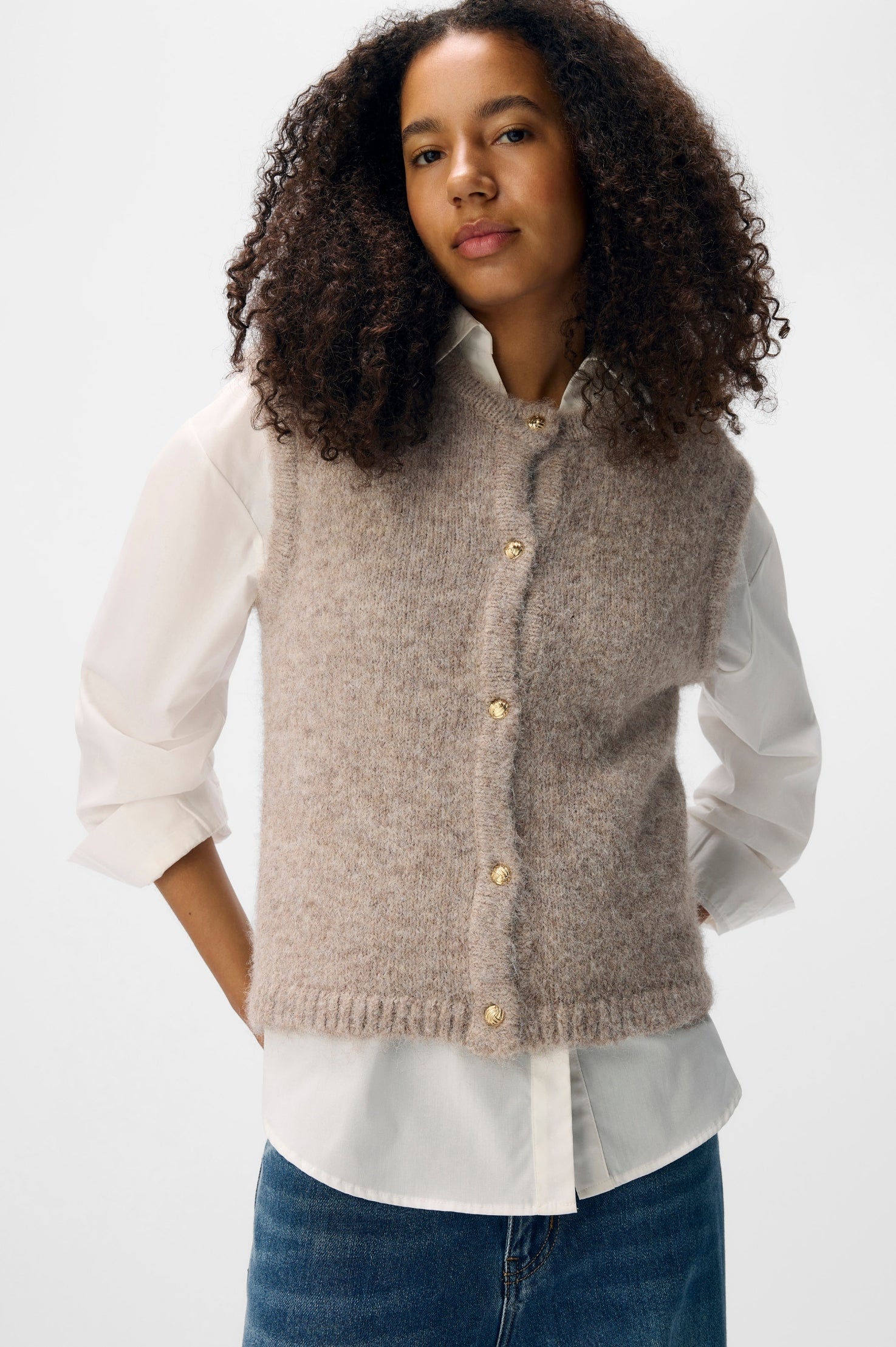 OBJSaggia Strik Vest Cardigan